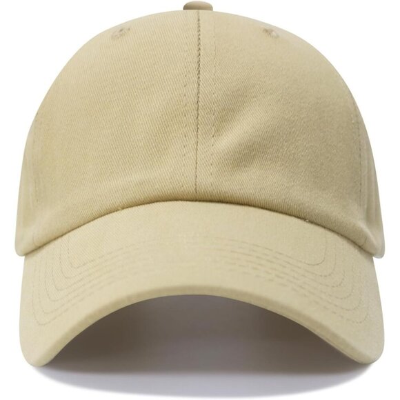 Baseball Cap Dark Khaki Golf Dad Hat Men Women Plain Cap main image 5